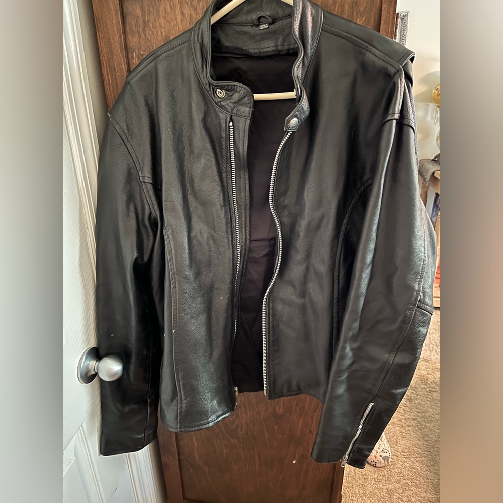 Leather King Size Large Men’s Leather Jacket